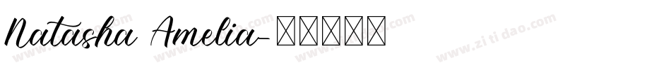 Natasha Amelia字体转换